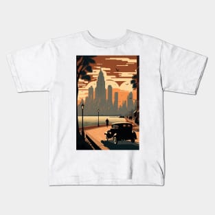 1930s Chicago Escape Kids T-Shirt